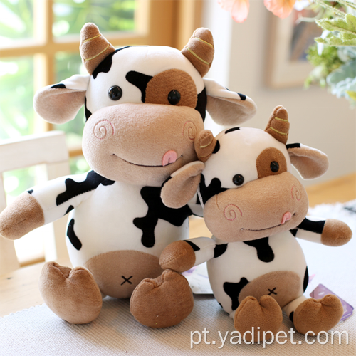 Bonitos brinquedos de pelúcia para vacas de pelúcia